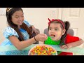 Emma Wants to Be a Good Sister for Ellie | Kids Learn to Wash Hands & Clean Up
