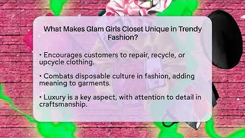 What Makes Glam Girls Closet Unique in Trendy Fashion? - Glam Girl's Closet