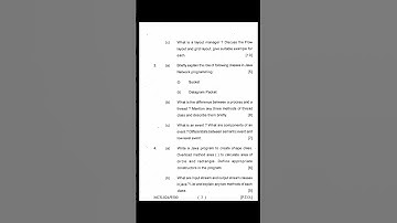 #Shorts MCS-024 DECEMBER 2019 Question Paper (Object Oriented Technologies and Java Programming)