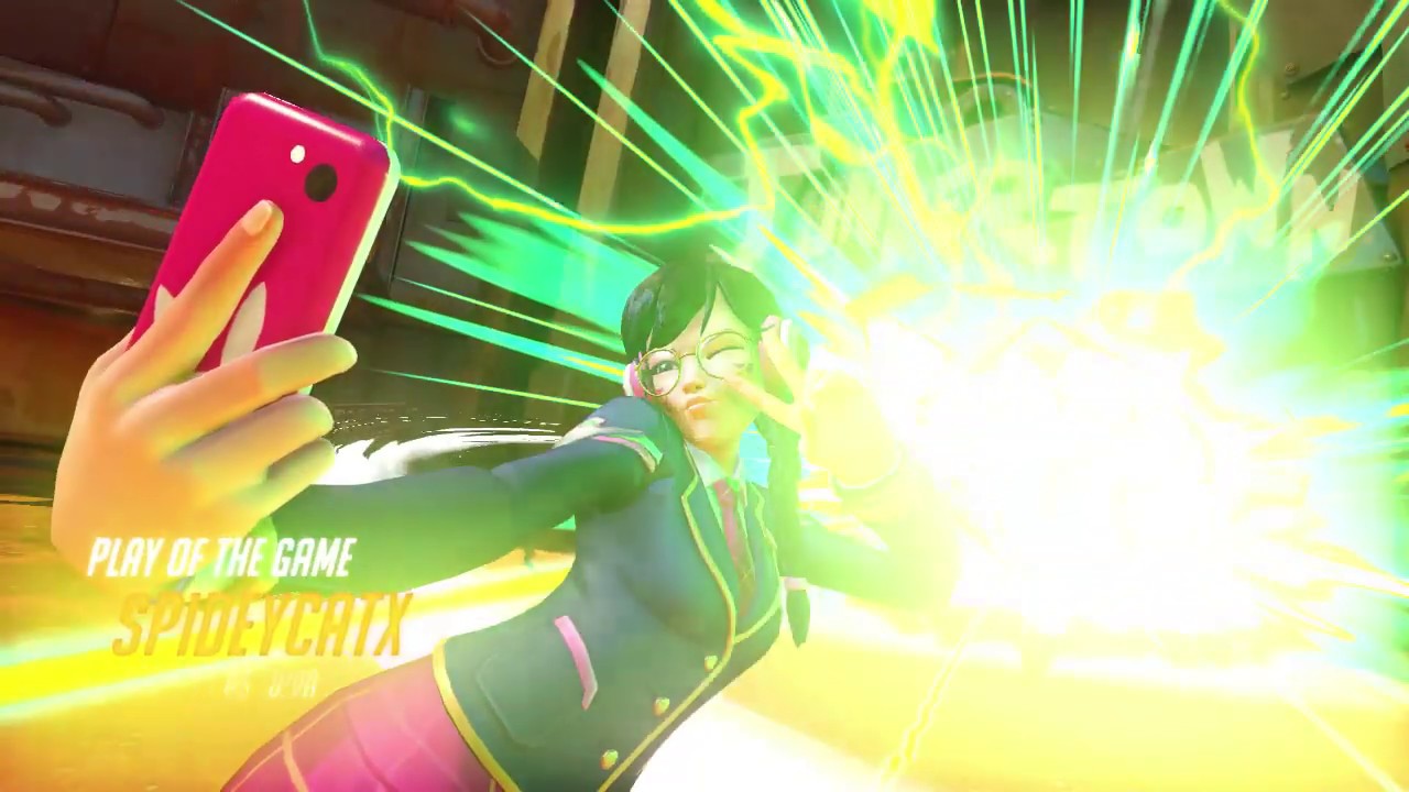 Overwatch: D.Va Academy Skin, PotG (3)