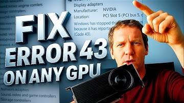 How to fix error 43 on NVIDIA GTX 1080 Ti with Also no signal black screen problem