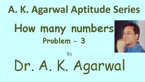 How many numbers, Problem  3 ,