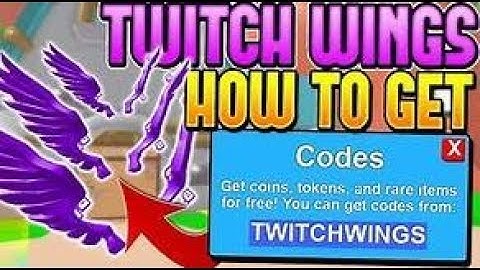 TWITCH WINGS!!!!!! New twitch Code [Mining Simulator]
