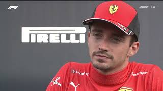 Charles Leclerc post-race interview | F1 2022 Dutch Grand Prix