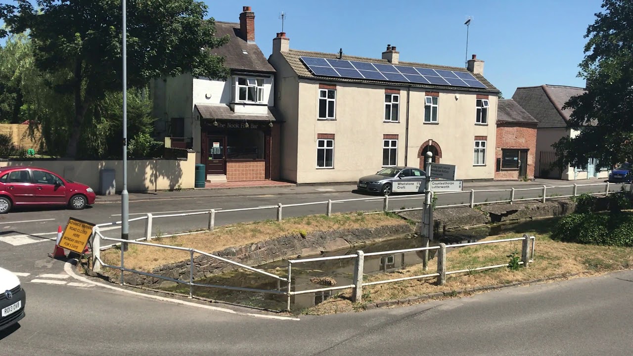 Full Route Visual | Arriva Leicester 84 - Lutterworth to Leicester | 4203 (FJ08 LVO)