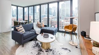 Tour a corner 2-bedroom model at River North's new Gallery on Wells