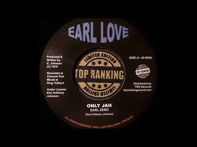 EARL ZERO - Only Jah [1979] - YouTube