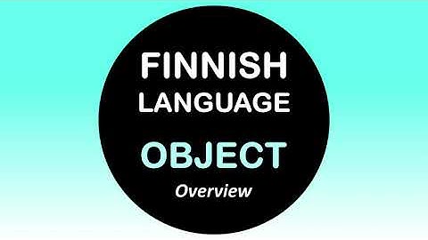 LEARN FINNISH | OBJECT (PARTITIVE OR GENITIVE ...?)