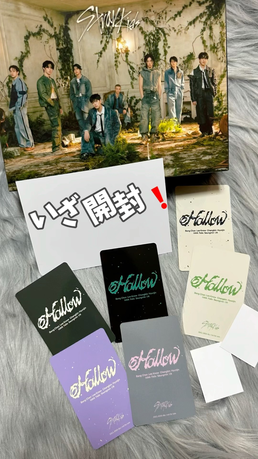 スキズ 開封 Hollow トレカ ミニアルバム Stray Kids unboxing