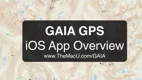 GAIA GPS iPhone App Overview - Offline Maps for hiking, camping, hunting or Overlanding!