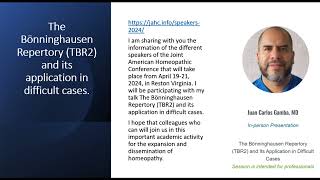 The Bönninghausen Repertory Tbr2 And Its Application In Difficult Cases.