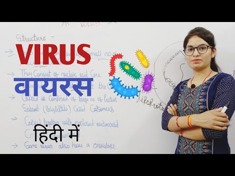 Virus in hindi | What is a virus? | Introduction to viruses | structure and symmetry of virus