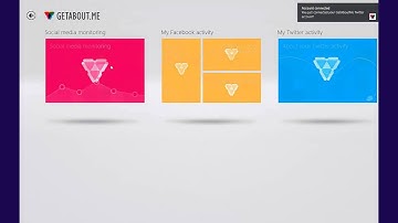 Social media sentiment analysis with GetAbout.Me for Windows 8
