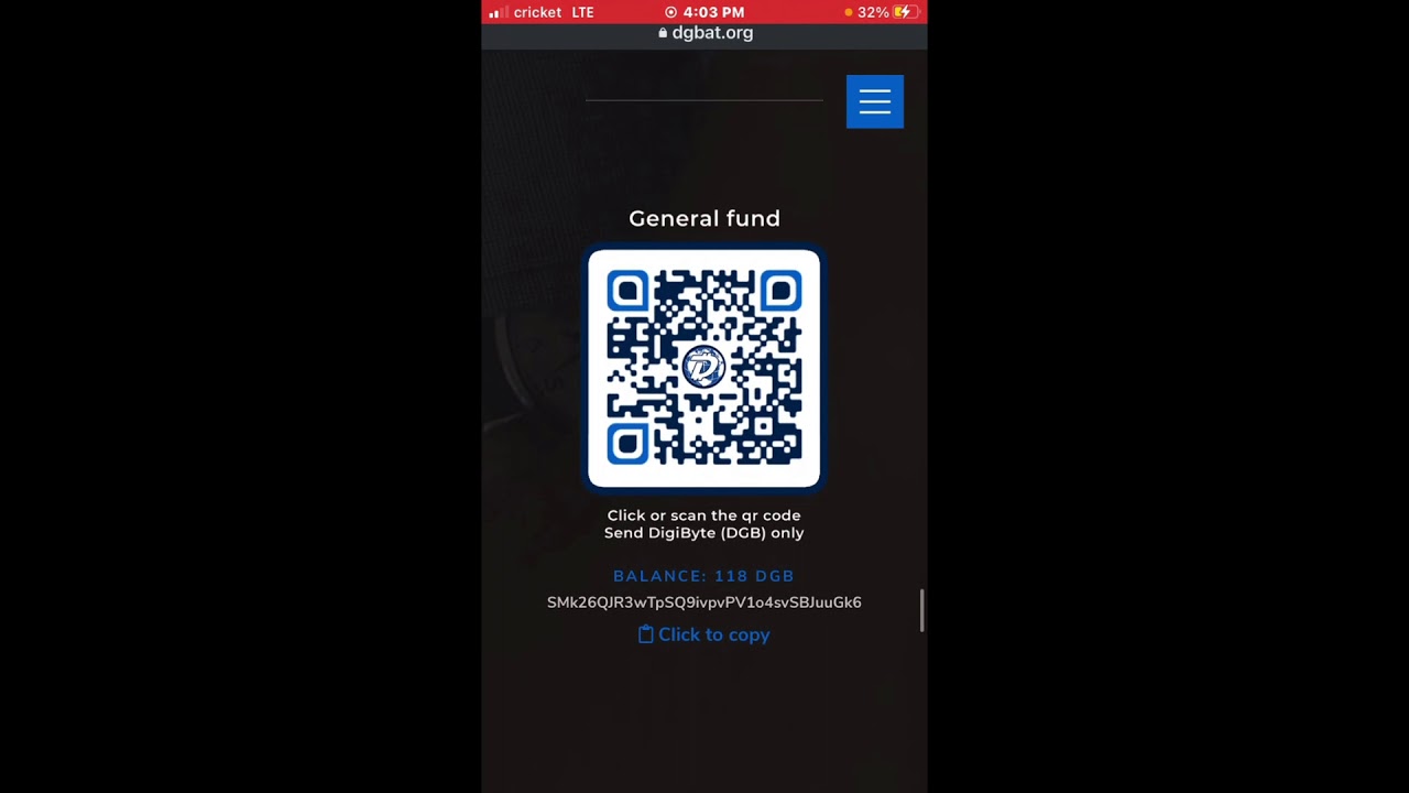 The DGBAT needs our help. Let’s show them our support! Go DigiByte