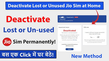 How To Deactivate Lost or Un-used Jio Sim Permanently at Home 2022