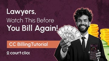 How to use CC Billing? | Best Legal Billing Software for Lawyers in India | CC Billing Tutorial
