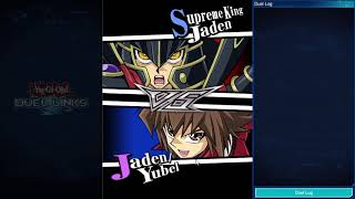 Yu Gi Oh! DUEL LINKS Jaden/Yubel vs Supreme King Jaden (same english voice)