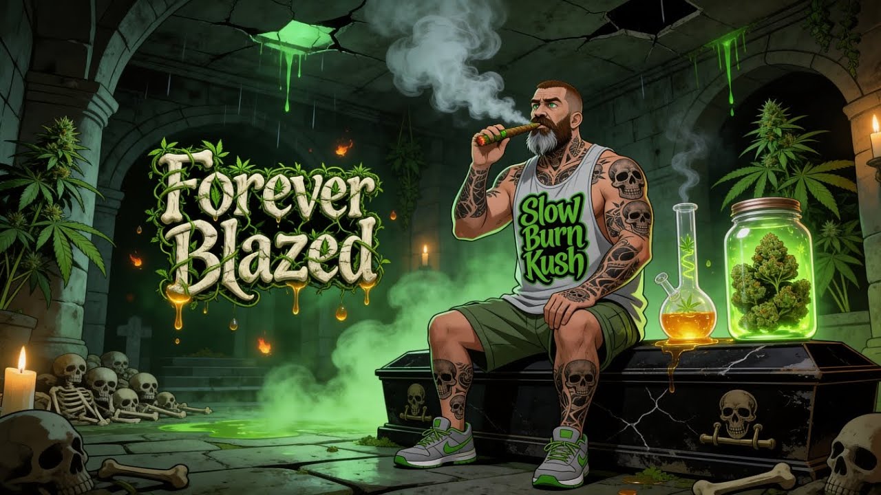Cover SlowBurnKush – Forever Blazed 🍃🔥 | Emotional 420 Stoner Blues Rap