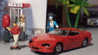 ミニカーリメイク シボレーカマロ SSをスポーツクーペに