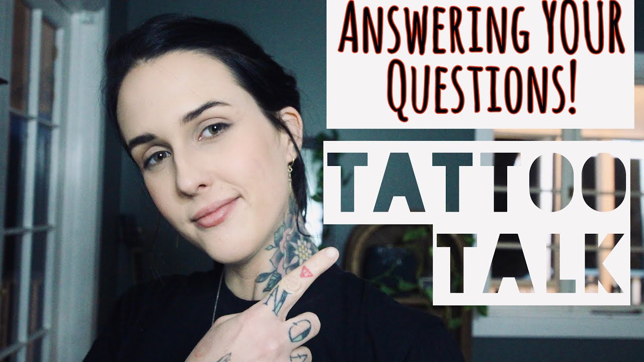 TATTOO TALK: ВОПРОСЫ И ОТВЕТЫ | Отвечаем на ваши вопросы!! | HayleeTattooer
