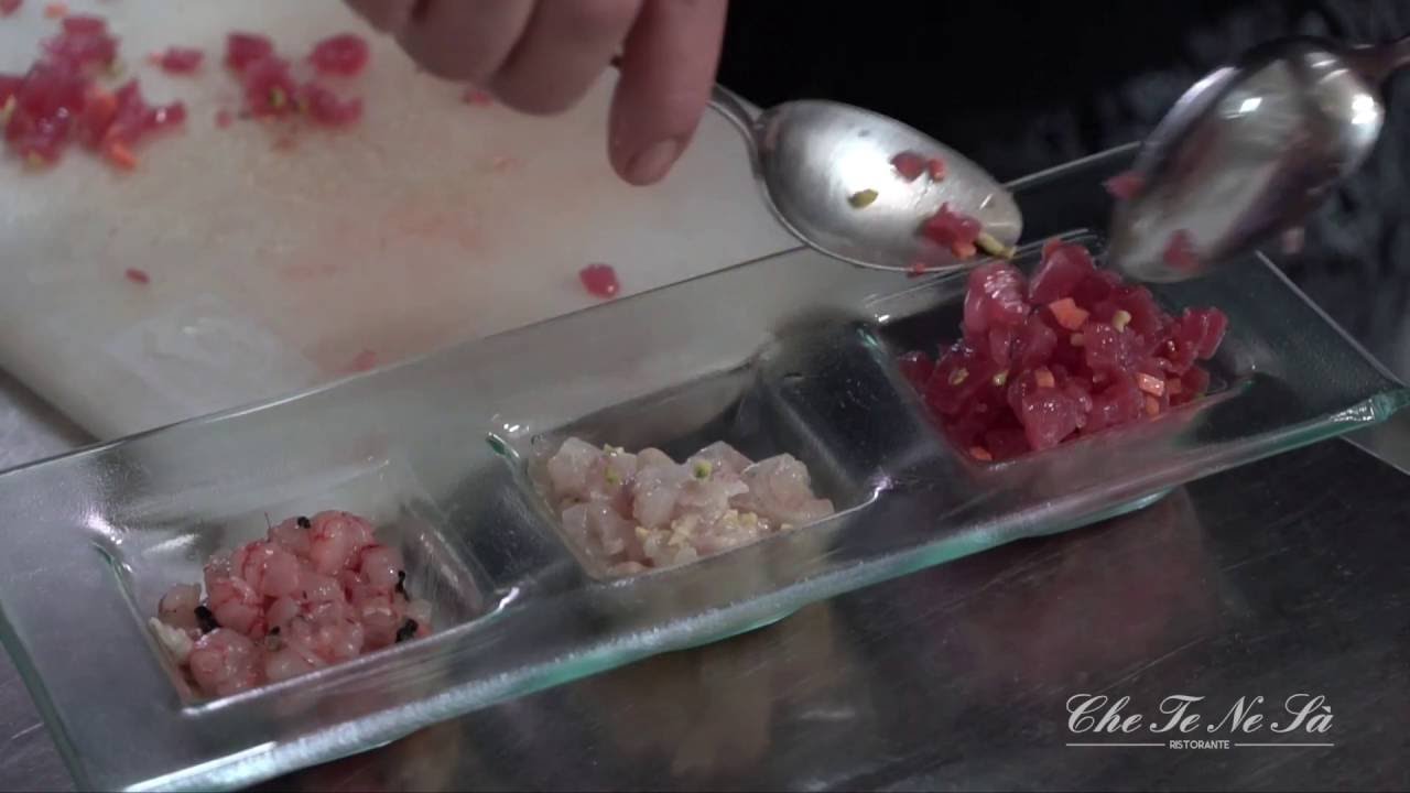 Ricetta del mese: tris di tartare di mare - YouTube