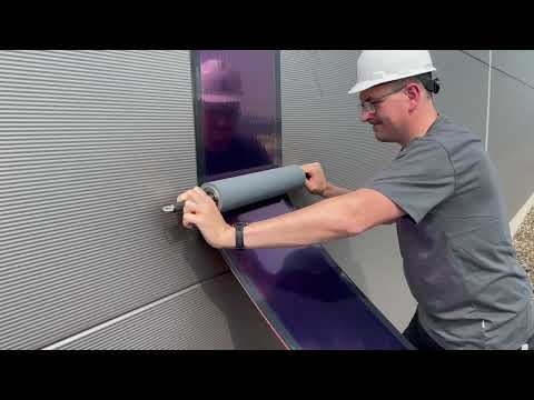 HeliaSol Installation Process -  Façade - video from Heliatek