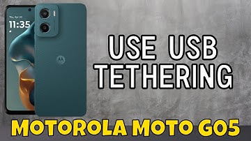 Motorola Moto G05 USB Tethering || USB tethering settings || How to use USB tethering