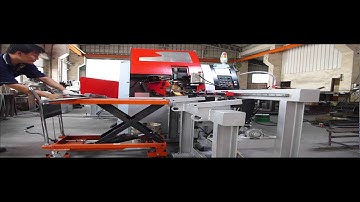 sawing machine option--loading and unloading system