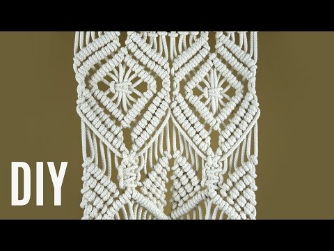 マクラメ編みでタペストリーをハンドメイド 作り方やデザイン例をご紹介 暮らし の
