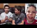 Ninja Kids Ashton, Bryton & Ethan Tik Tok Battle