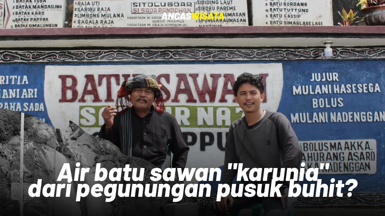 Mendapat ilham dari leluhur, Ungkap Misteri Objek Wisata Air Batu Sawan.