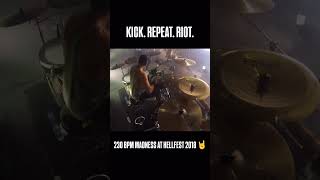 Oli Beaudoin - DRUMCAM - “Thy Serpent's Tongue - Kataklysm - Hellfest 2018 #metal #kataklysm #drums