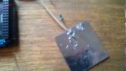 Diy capacitive sensor test