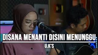 DISANA MENANTI DISINI MENUNGGU (cover indah yastami) #musikviral #coversong