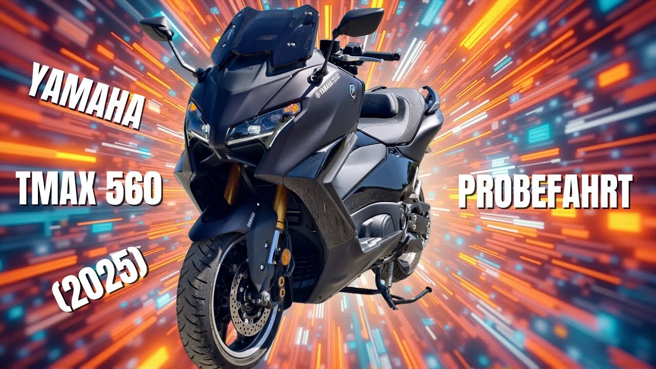 Yamaha TMAX 560 (2025) | Probefahrt, Walkaround, Soundcheck, 0 auf 100 km/h | VLOG 572