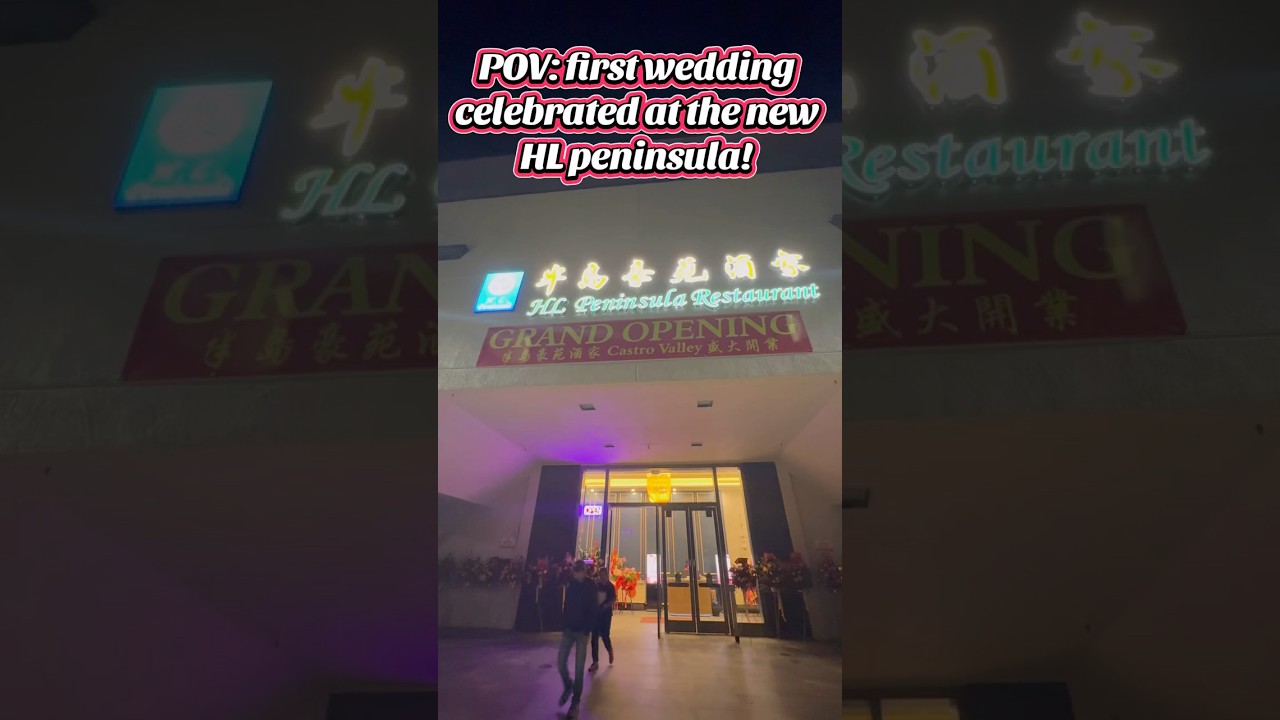 First Wedding Reception at HL Peninsula in Castro Valley