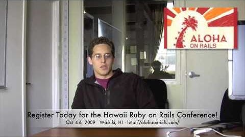 Aloha on Rails Interviews Scott Chacon of Github