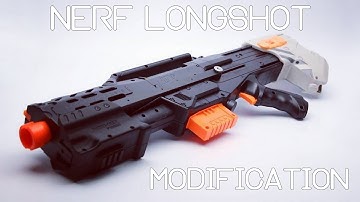 DIY NERF MOD: Nerf Longshot Worker/F10555 Pump-Grip Modification & Upgrades