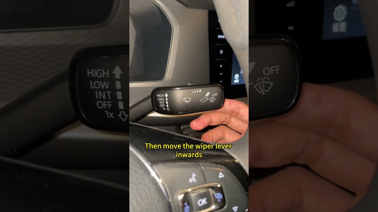 Как пользоваться функцией очистки фар? 