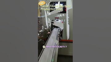 Super nice fully V interfolded facial tissue machine production line from folding to packing machine