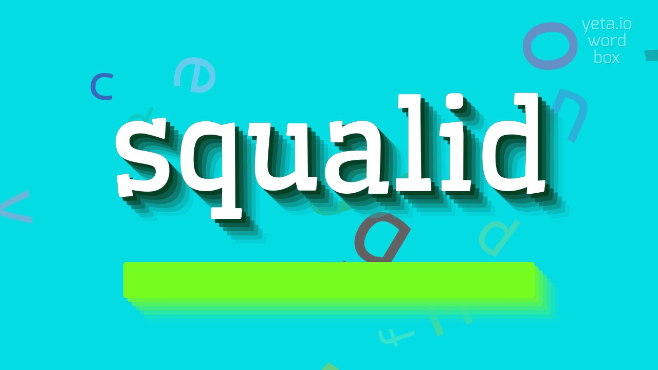 How to say "squalid"! (High Quality Voices)