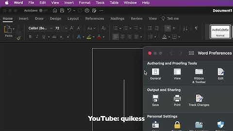 How To Turn On WHITE BACKGROUND for MS Word on Mac Dark Mode
