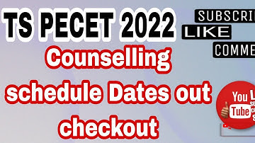 TS PECET (B.P.Ed) Counselling schedule released|| explanation in detail