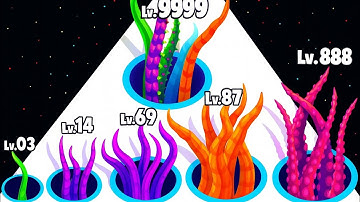 Alien Hole Run - Level Up Alien Max Level Gameplay