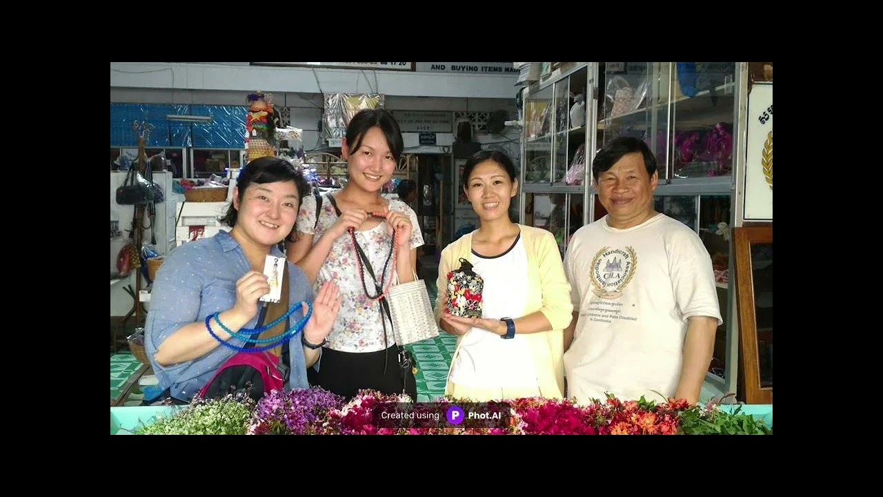 We thank Hana to support CHA members at CHA for young women with disabilities