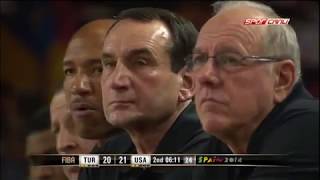 Turkey Usa 40-35 Fiba Basketball World Cup 2Nd Quarter