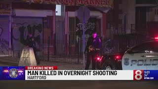 Man killed in overnight Broad Street shooting in Hartford