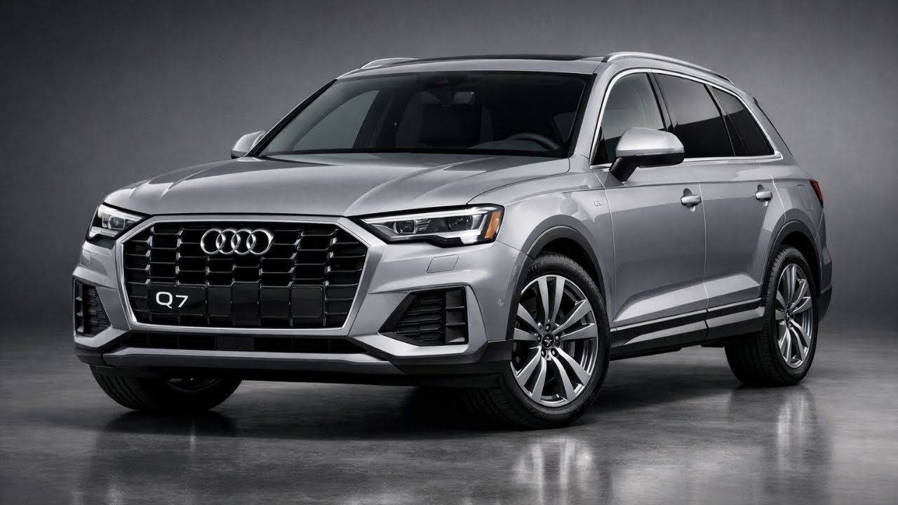 Audi Q7 2026 года: комфортабельный и практичный роскошный внедорожник для повседневной жизни.