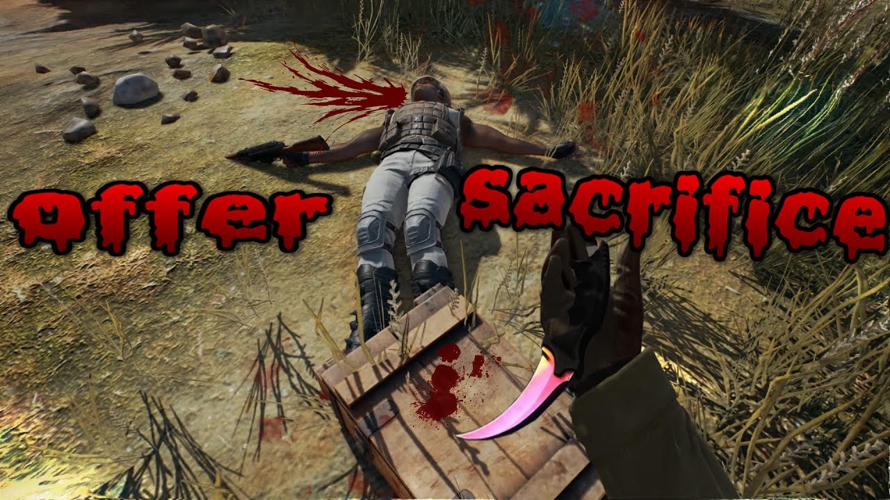 Принес жертву - PLAYERUNKNOWN'S BATTLEGROUNDS