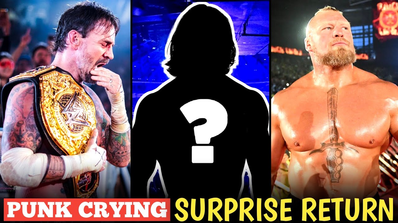 Surprise RETURN on Royal Rumble😱| CM Punk Crying | Vince McMahon Spotted | Brock Lesnar RETURN Plan 